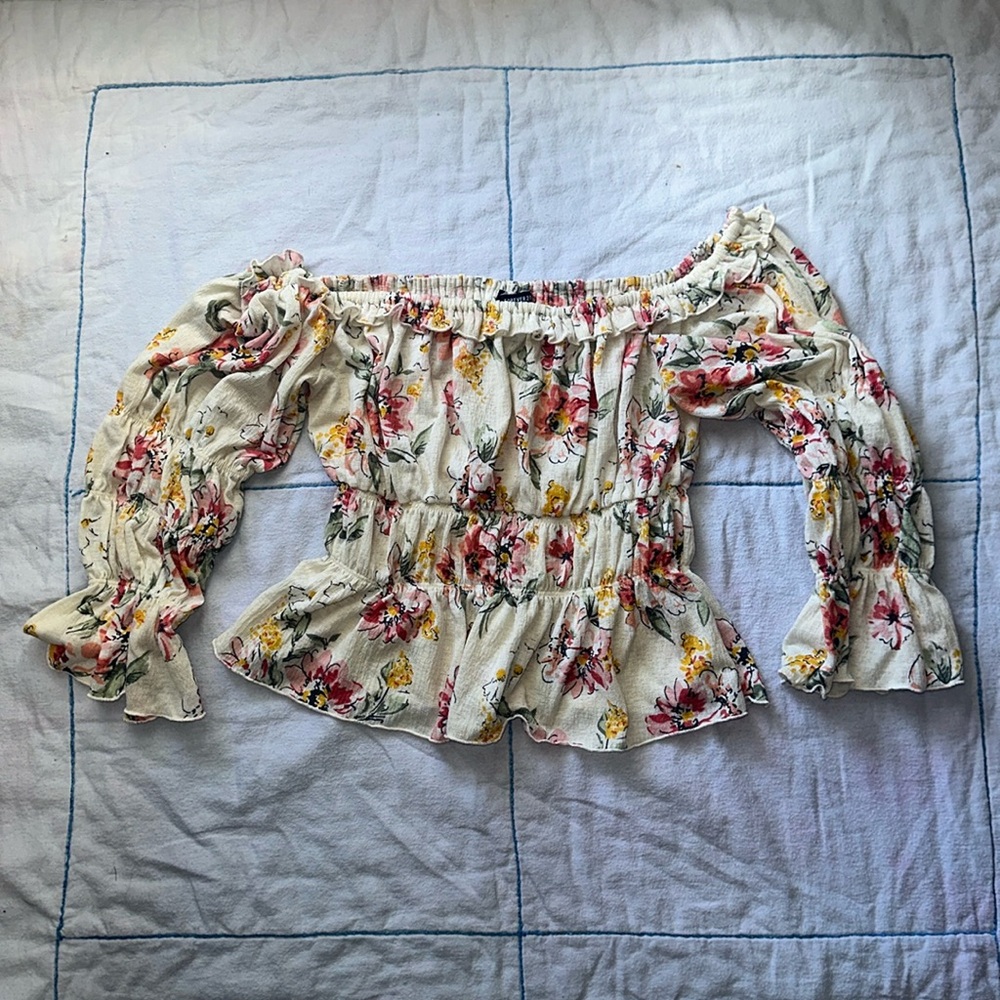 Floral crop top